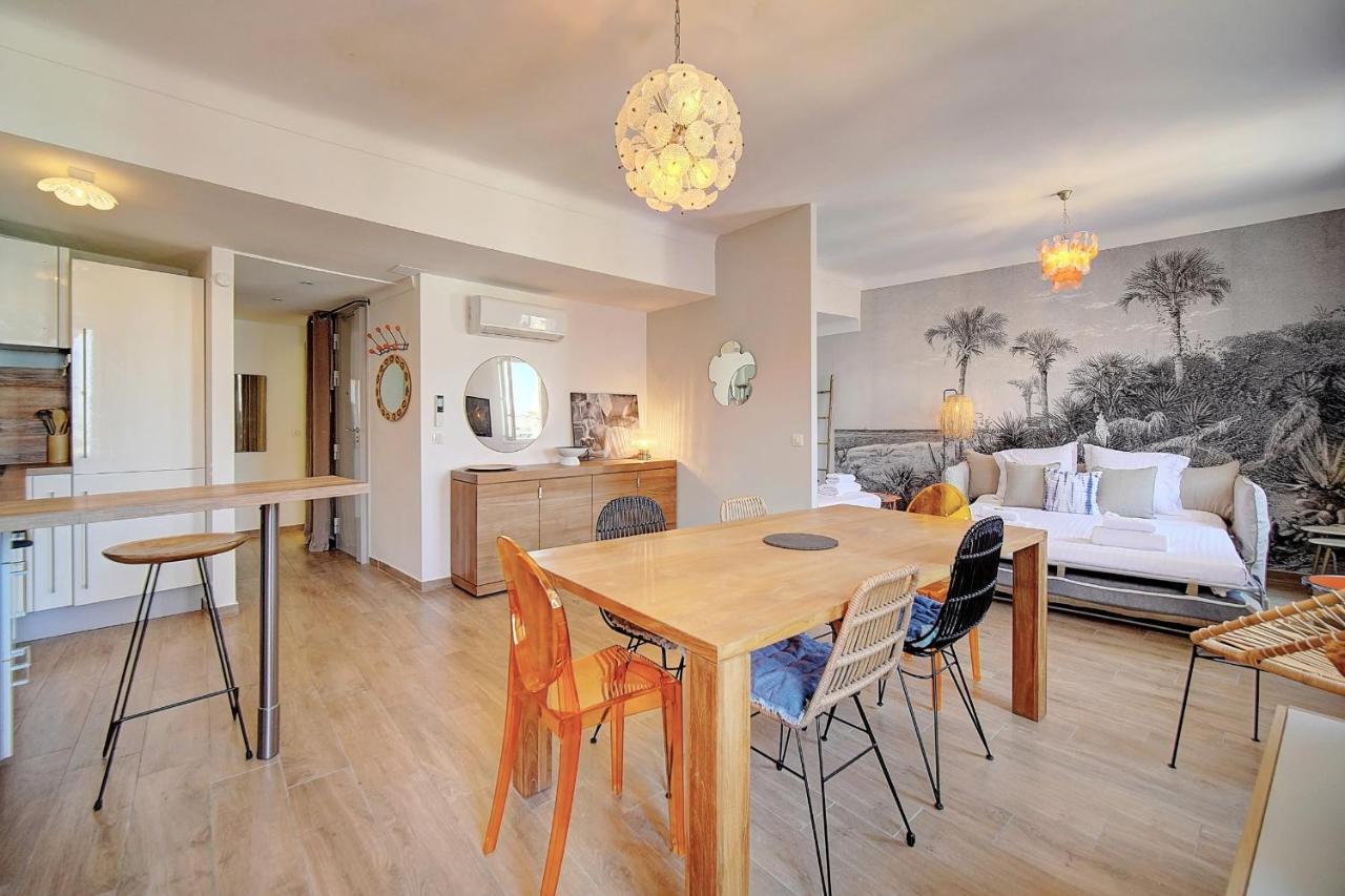 Immogroom - Sea View Apartment - 3 Min From Beach - Ac 戛纳 外观 照片