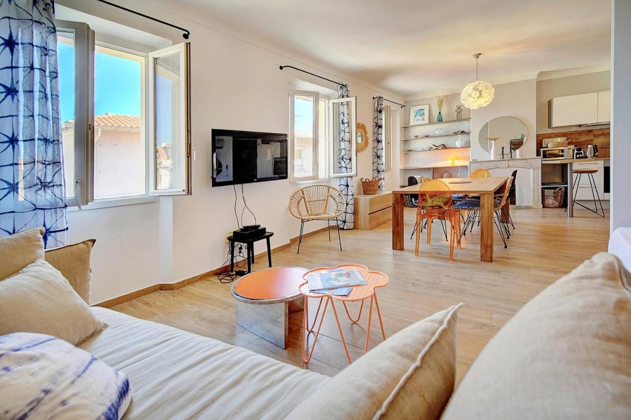 Immogroom - Sea View Apartment - 3 Min From Beach - Ac 戛纳 外观 照片